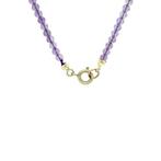 Vintage amethist collier met gouden sluiting 14 kt, Ophalen of Verzenden, Nieuw