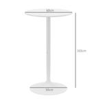 TRUUSK Bartafel Staande Ronde Keukentafel Ø60 Cm Voor Woonka, Huis en Inrichting, Barren, Verzenden, Nieuw