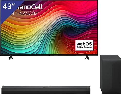 LG 43 inch TV + LG Soundbar met Subwoofer, Audio, Tv en Foto, Soundbars