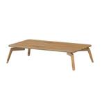 4 Seasons Outdoor Zucca salontafel 120x70xH30 cm teak, Ophalen of Verzenden, Nieuw