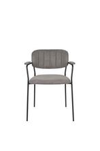 Eetkamerstoel - Roos - Zwart/Grijs - House of Rebels, Huis en Inrichting, Stoelen, Verzenden, Nieuw