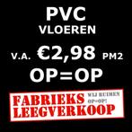 PVC VLOEREN V.A. 2,98 PM2 OP=OP! VLOEREN OUTLET EUROPA!, Nieuw, Overige typen, 75 m² of meer, Blauw
