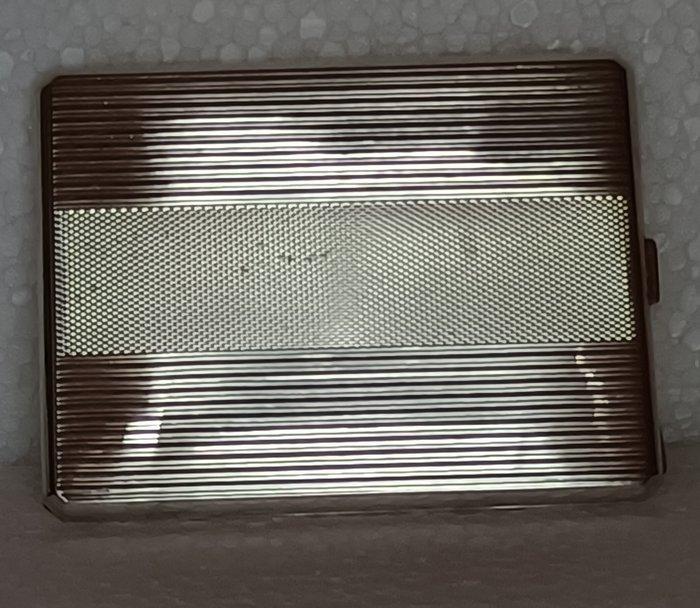 Sigarettendoos - .800 zilver - Automatische opening, Antiek en Kunst, Antiek | Goud en Zilver