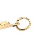 Gouden hanger van een kruis met corpus; INRI, Ophalen of Verzenden, Gebruikt, Goud, Overige merken