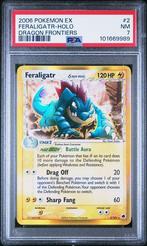 PSA 7 | Feraligatr Holo | ex Dragon Frontiers | 2/101, Ophalen of Verzenden, Nieuw