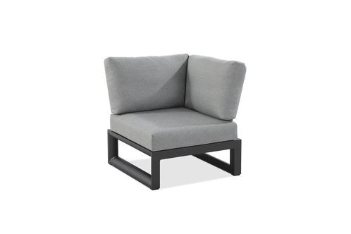 Niehoff Malta Hoekmodule Aluminium - Zwart, Tuin en Terras, Tuinsets en Loungesets, Ophalen of Verzenden