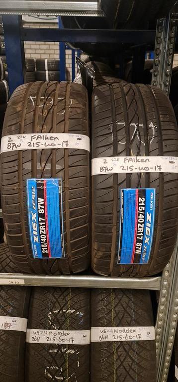 2x 215-40-17 Falken Zomer Demo €55 Per Band 215 40 17 beschikbaar voor biedingen