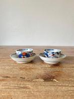 Kop en schotel (4) - Porselein - Set kop en schotels