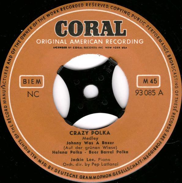 vinyl single 7 inch - Jackie Lee - Crazy Polka, Cd's en Dvd's, Vinyl Singles, Zo goed als nieuw, Verzenden