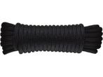 landvast zwart 14mm 16 strengen L=6mtr, Watersport en Boten, Ophalen of Verzenden, Nieuw