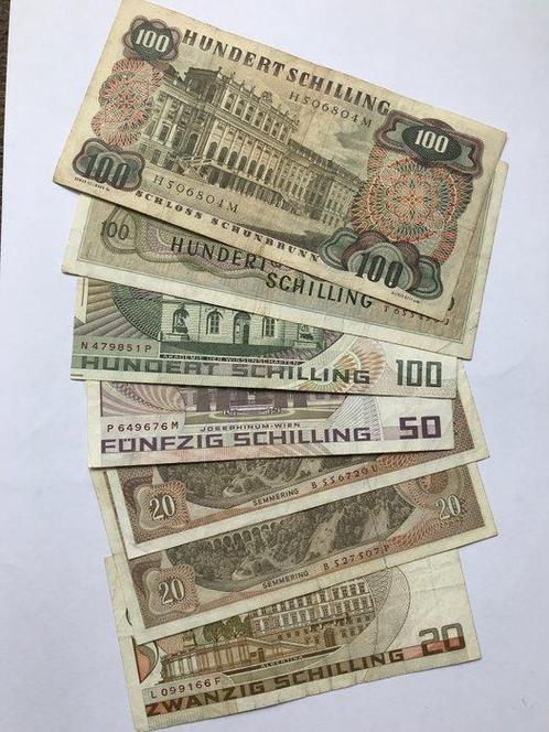 Oostenrijk. - 7 Banknotes - Various Dates (Zonder, Postzegels en Munten, Munten | Nederland