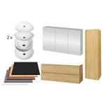 Badkamermeubelset BWS Sally 120 cm Twee Soft-Close Lades Met, Ophalen of Verzenden, Nieuw, Bad