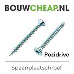 Spaanplaatschroef 200 st Pozidriv Platkop Verzinkt, Doe-het-zelf en Verbouw, IJzerwaren en Bevestigingsmiddelen, Verzenden, Nieuw