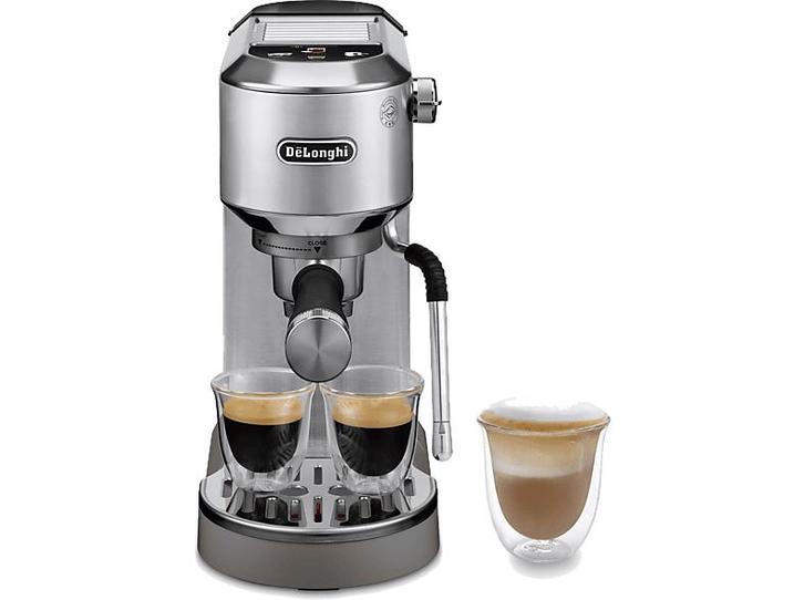 De Longhi -  Dedica Duo Ec890.m Pistonmachine  - Metaal, Witgoed en Apparatuur, Koffiezetapparaten, Nieuw, Combi, Afneembaar waterreservoir