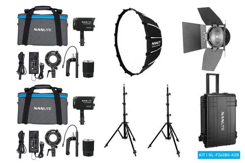 Nanlite Forza 60B II Bi-Colour LED Dual Kit (2, Audio, Tv en Foto, Fotografie | Fotostudio en Toebehoren, Overige typen, Nieuw