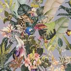 Profhome 381762-GU Dieren patroon behang jungle mat purper, Verzenden