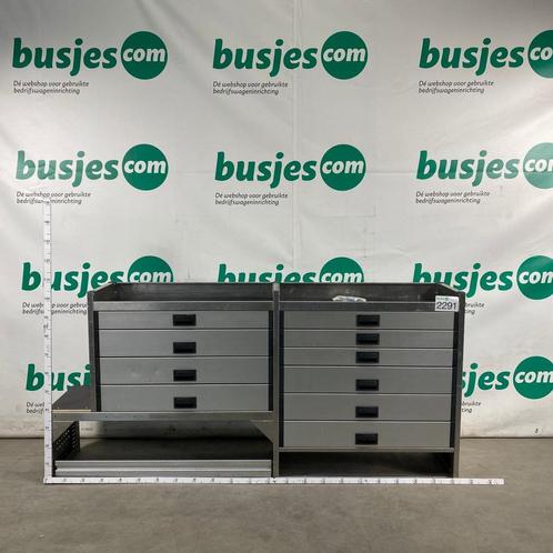 Aluca aluminium bedrijfswageninrichting gebruikt (nr 2291), Auto diversen, Auto-accessoires, Gebruikt, Ophalen of Verzenden