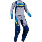 Crosskleding Set Kenny Track Grijs Blauw - MAAT 30 / SMALL, Motoren, Kleding | Motorkleding, Verzenden, Nieuw met kaartje, Motorcrosskleding