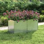 vidaXL Plantenbak verhoogd 160x80x77 cm gegalvaniseerd staal, Tuin en Terras, Bloembakken en Plantenbakken, 100 cm of meer, Verzenden