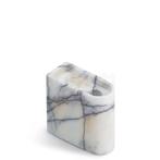 Northern Monolith Kandelaar, low - marmer wit , Magazijnuitv, Huis en Inrichting, Verzenden, Nieuw