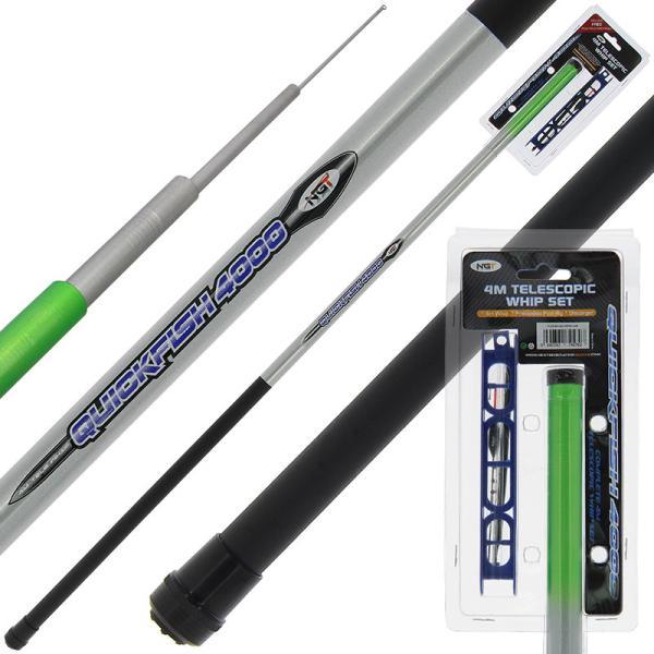 NGT Quickfish Combo - 4m Vaste Hengel, Tuigje & Hakensteker, Watersport en Boten, Hengelsport | Algemeen, Overige typen, Nieuw
