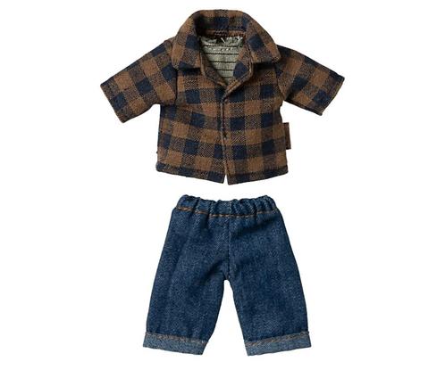 Maileg - Kledingset broek en blouse voor vadermuis, Kinderen en Baby's, Speelgoed | Overig