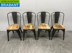 Bolero set van 4 stoelen met houten zitting Horeca, Zakelijke goederen, Horeca | Meubilair en Inrichting, Ophalen of Verzenden