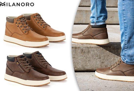 2dekans | Milanoro - Comfortabele sneakers voor - 44, Kleding | Heren, Schoenen, Wit, Zo goed als nieuw, Ophalen of Verzenden