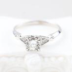 Ring Platina - 0.51ct. tw. Diamant (Natuurlijk) - Diamant, Sieraden, Tassen en Uiterlijk, Ringen, Nieuw