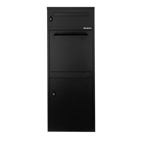 Logixbox Frontbox DeLuxe Uni pakketbrievenbus met postvak -, Tuin en Terras, Brievenbussen, Nieuw, Verzenden