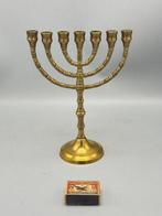 Kandelaar - Messing - Unieke menorah