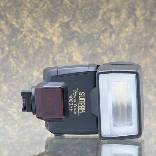 Sunpak powerzoom 4000AF flitser voor Minolta - Tweedehands, Audio, Tv en Foto, Fotografie | Flitsers, Gebruikt, Overige merken