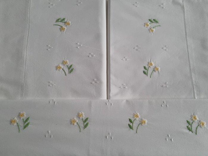 Laken - 280 cm - 270 cm, Antiek en Kunst, Antiek | Kleden en Textiel