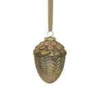 decoratie eikel antiek groen 13cm, Huis en Inrichting, Verzenden, Nieuw