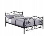 Metalen bedframe met lattenbodem- 140x200 - zwart met kri..., Doe-het-zelf en Verbouw, Metalen, Ophalen of Verzenden, Nieuw