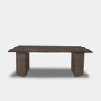 Tafel Boomstam Eikenhout  Half Rond  180x90, Huis en Inrichting, Tafels | Eettafels, Nieuw