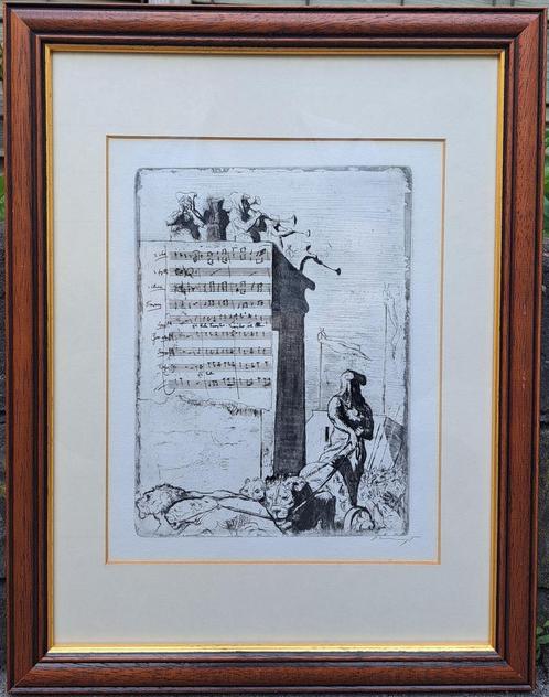 Max Slevogt - Mozarts Zauberflöte (handgesigneerd), Antiek en Kunst, Kunst | Etsen en Gravures, Ophalen of Verzenden