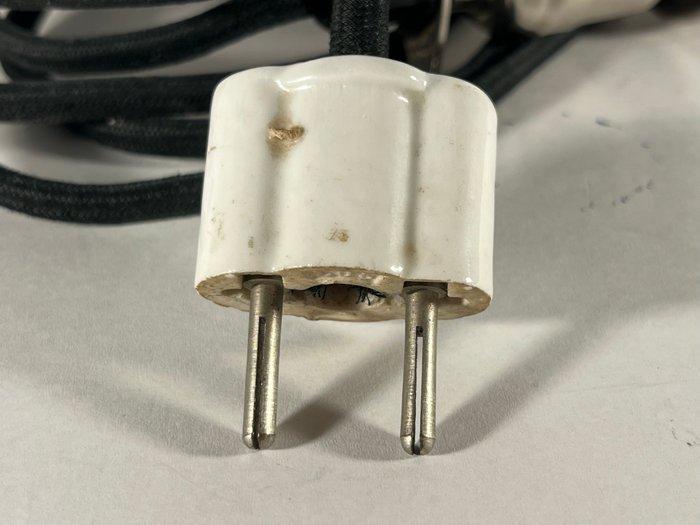 Lamp - Bakeliet, Keramiek, Messing, Textiel - Singer, Antiek en Kunst, Antiek | Wandborden en Tegels