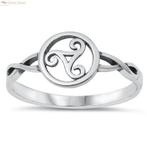 keltische tribal ring 925 zilver, Sieraden, Tassen en Uiterlijk, Ringen, Verzenden, Nieuw, Zilver