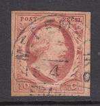 Nederland 1852 - Koning Willem III, met schaars halfrond, Gestempeld