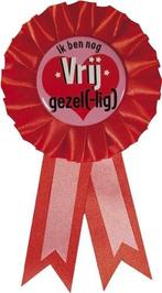 Rozet roze Ik ben nog vrij gezel-lig, Verzenden, Nieuw