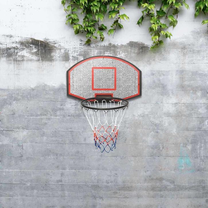 vidaXL Basketbalbord 71x45x2 cm polyetheen zwart, Sport en Fitness, Basketbal, Nieuw, Verzenden