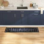 vidaXL Keuken Mat Other Chefs ruimte 45 x 150 cm Fluweel, Tuin en Terras, Deurmatten, Verzenden, Nieuw