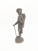Beeld, Wanderlust - 1,8 kg - 22 cm - Brons, Antiek en Kunst, Curiosa en Brocante