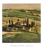 Kunstdruk Elisabeth Carmel - Tuscan Villa 45x50cm, Verzenden, Nieuw