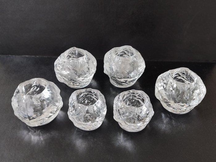 Kosta Boda - Ann Wärff - Kaarsenhouder snowball (6) - Glas, Diversen, Kerst
