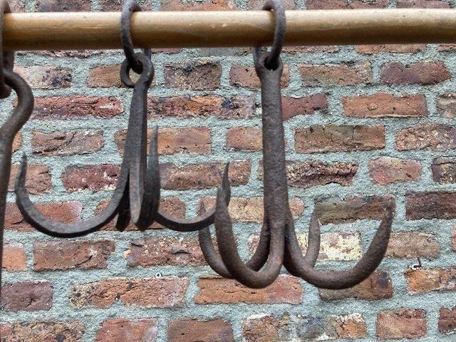 Werkgereedschap (3) - wildhaken, wildkroon, Antiek en Kunst, Antiek | Wandborden en Tegels