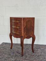 Bijzettafel - Gegoten messing, Kersenhout, Beuken,, Antiek en Kunst