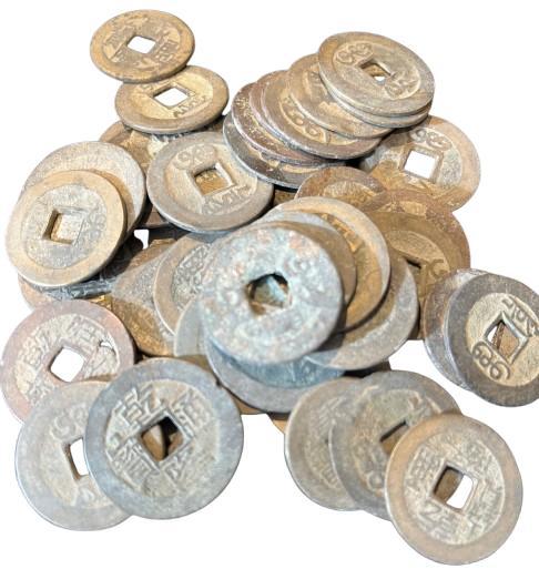 Chinese Cash Munten van de Qing Dynastie (1644-1912), Postzegels en Munten, Munten | Azië, Oost-Azië, Losse munt, Verzenden