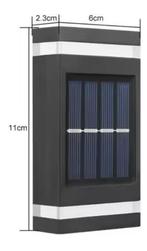 Zonnelamp Buiten Up-Down Licht Waterdicht Huis Tuindecoratie, Tuin en Terras, Verzenden, Nieuw